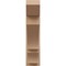 Ekena Millwork 8-in W x 28-in D x 32-in H Balboa Slat Rough Cedar Woodgrain TimberThane Outlooker, Primed Tan OUTUR080X28X32BOA24RCPR - alternate 5